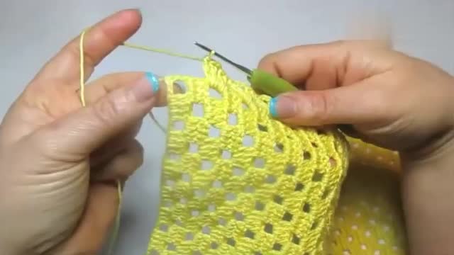 钩针编织毛巾新手学钩图案花样的织法教程