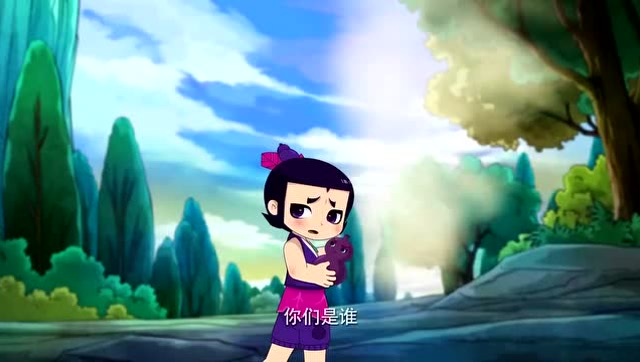 新葫芦兄弟:爷爷和小铁找到七娃,刚一见面过度热情把七娃都吓跑了