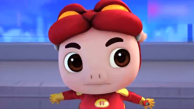 猪猪侠:阿五卖萌装可爱,想不到小伙就把蛋糕给他吃了!