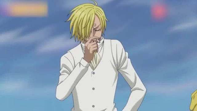 《动漫》佩德罗给山治点烟,不是一般的帅啊