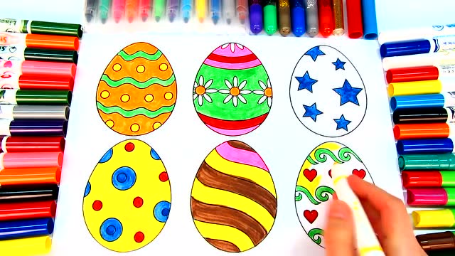 惊喜奇趣蛋简笔画彩绘 亲子手工儿童美术