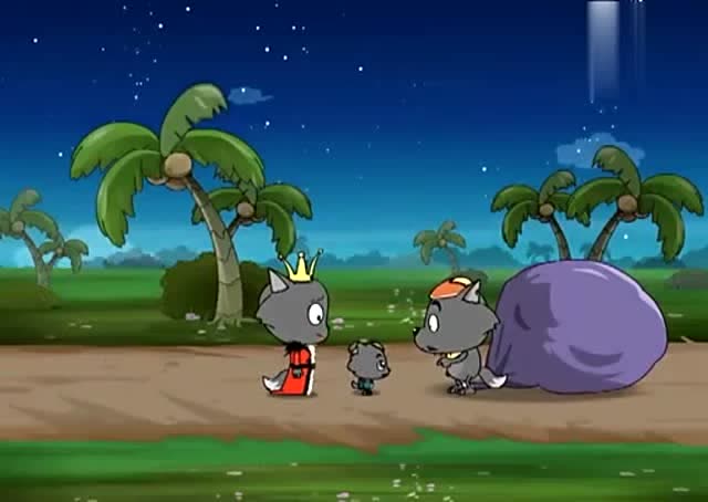 灰太狼成功抓住羊羊们,却被小灰灰"出卖",还被送到空中监狱