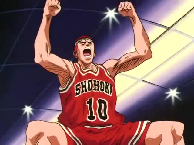 灌篮高手 樱木花道再次投篮得分, 队友好像并不认可嘛!