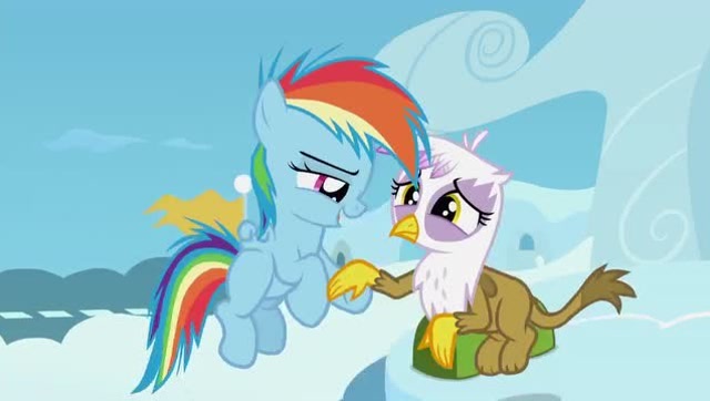 小马宝莉友谊的魔力:云宝和吉尔达友谊从此开始,互相扶持不受欺负