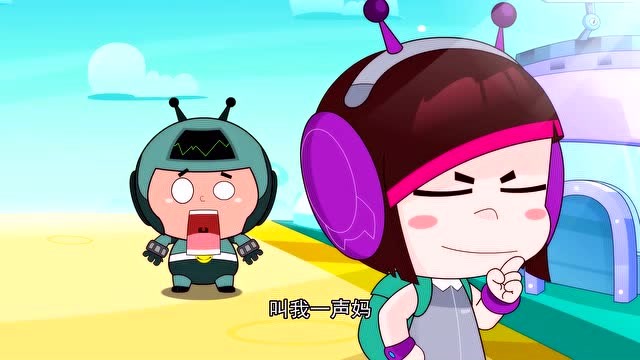 开心宝贝:小小怪和妈妈比谁先拿到超人的头盔