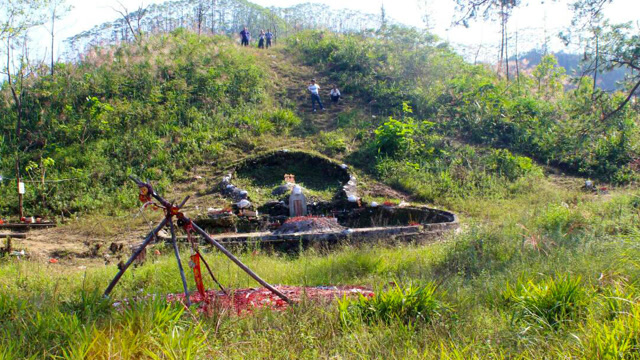 带您去广东新兴河头看看广东十大名墓之首的风水宝地丝线吊金钟