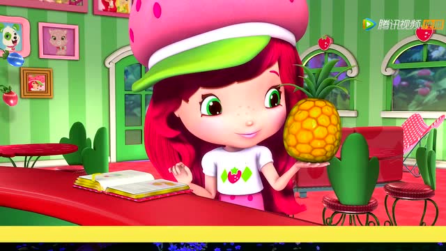 草莓甜心:草莓朵朵收到了很多菠萝,决定做菠萝果汁和蛋糕