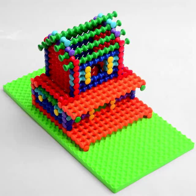 竹节棍拼搭细节