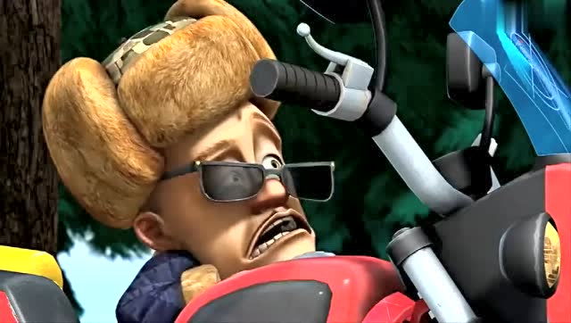 光头强的摩托车这么厉害还是败给熊大熊二了光头强太笨了!