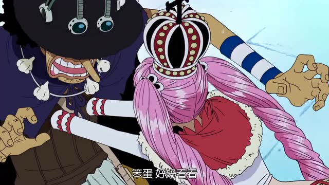 佩罗娜这个动作可把乌索普吓坏了,乌索普还以为自己要挂了