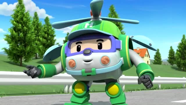 变形警车珀利:斯库比需要救援小队的帮忙