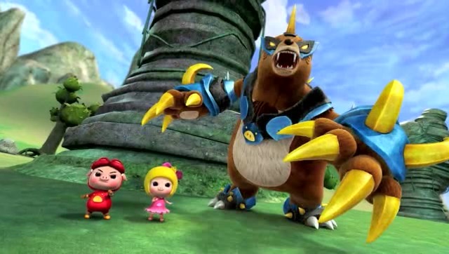 鲨鹰怪力量变强瞬间将玫瑰公主和鸡龙怪木化了