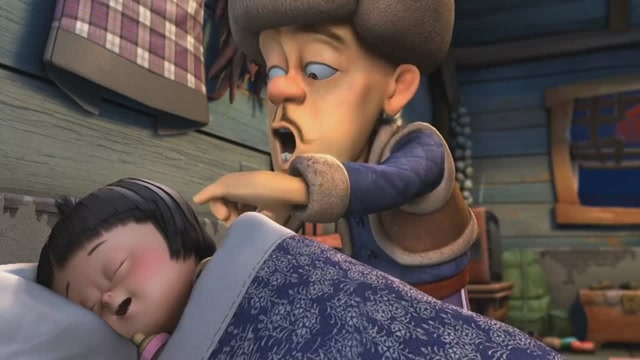 熊出没:光头强唱儿歌哄嘟嘟睡觉,真是太暖了