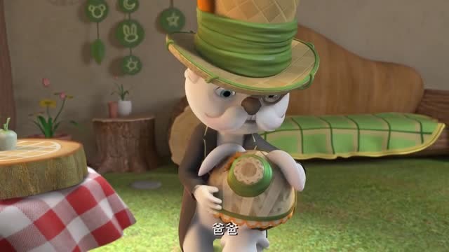 熊熊乐园:光头强拿出自己的小手工,凯特爸爸看后帮忙改进