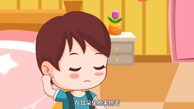 兔小贝:挖耳朵是个坏习惯,你知道为什么吗?