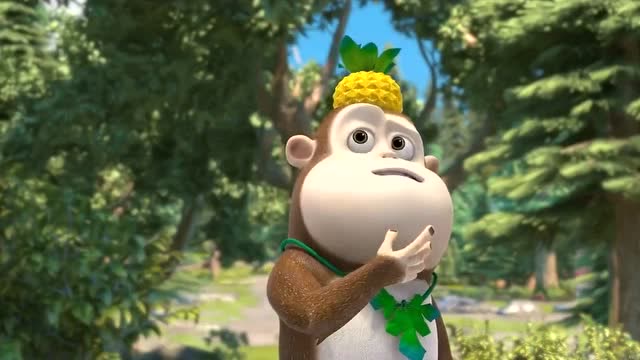 熊熊乐园:吉吉把涂涂长虫子的苹果扔掉了,涂涂却不高兴!