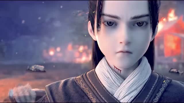 星辰变:小羽解决了所有马贼,他谢谢小黑救了自己