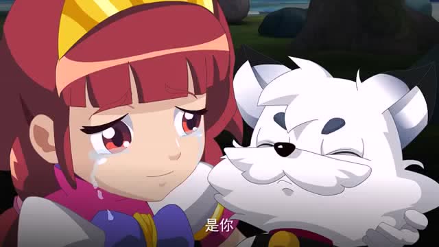 木奇灵之绿影战:高德为了救公主被毒剑伤到了灵希很感动