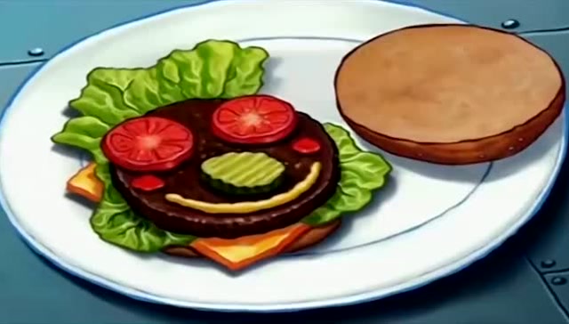 海绵宝宝:海绵宝宝爱上了肉饼?