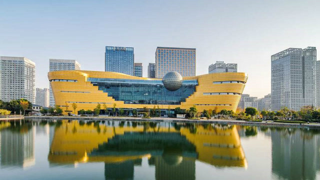 钱塘江畔的杭州低碳科技馆,风景与科技并存,你来过吗?