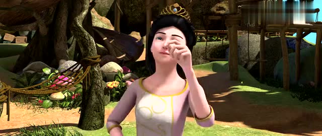 白雪公主向小矮人哭诉王子被抓,小矮人说了一句话,公主破涕为笑