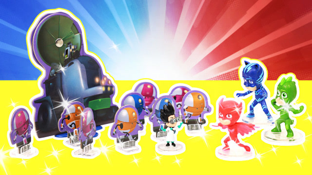 睡衣小英雄基地总部守卫战桌游 睡衣侠合力阻止罗密欧机器人入侵