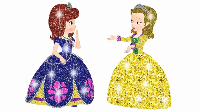 少儿益智动画,用彩色画笔画出苏菲亚公主,趣味学颜色