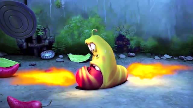 爆笑虫子:虫虫们太贪吃,吃辣椒屁股直接喷火,哈哈