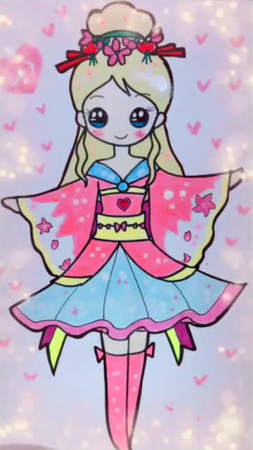 画美丽古风公主