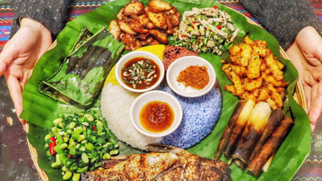五彩斑斓的傣族特色菜,堪比满汉全席,吃起来还有淡淡花香味!