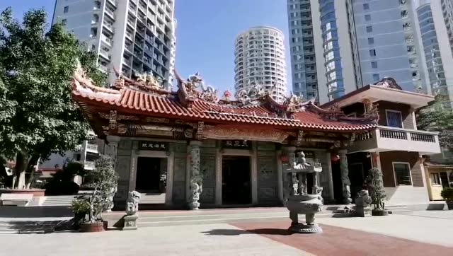 龙湫亭寺外景视频