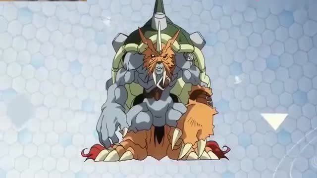 数码宝贝 面对究极体帝皇龙兽,祖顿兽终于究极进化了