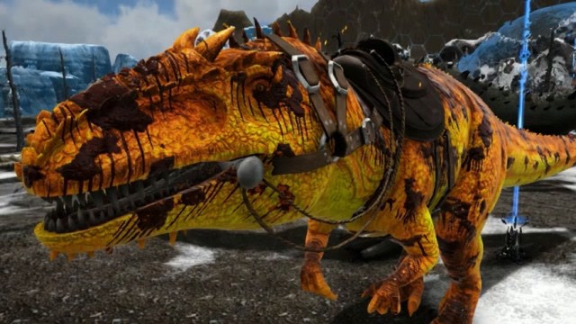 方舟生存进化 南巨这伤害是怎么来的 感觉有点怪怪的