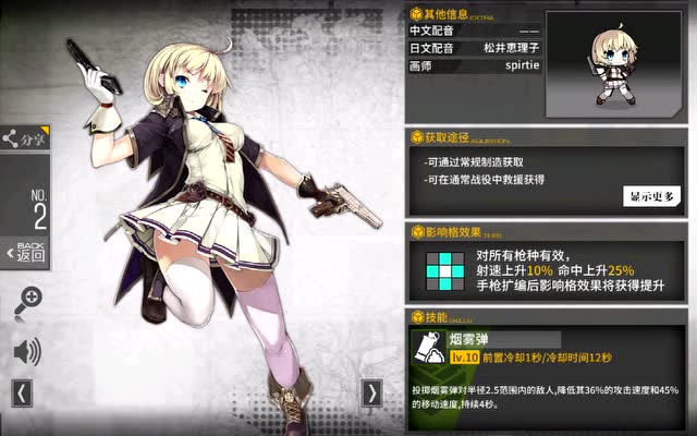 《少女前线》:人形介绍,m1911!