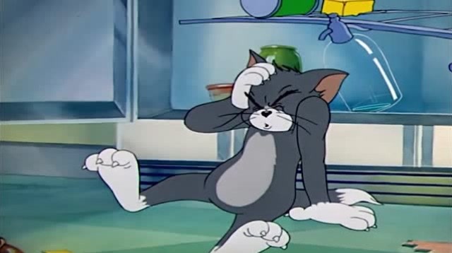 真是酒壮怂人胆,汤姆猫喝醉了连主人都不放在眼里