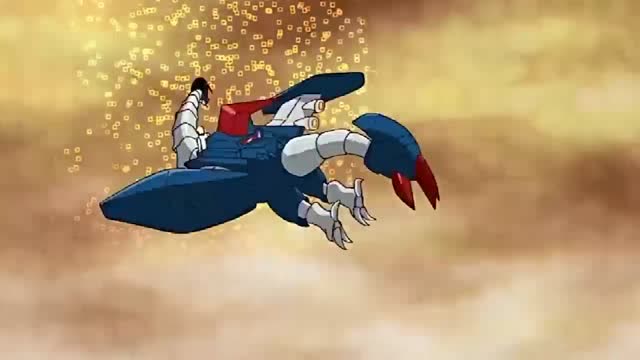 《数码宝贝》切羽召唤暴龙兽,然后不打了走了