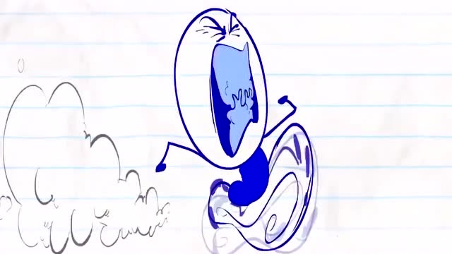 搞笑铅笔动画:绿女郎向铅笔人表白,铅笔人吓的一溜烟跑了