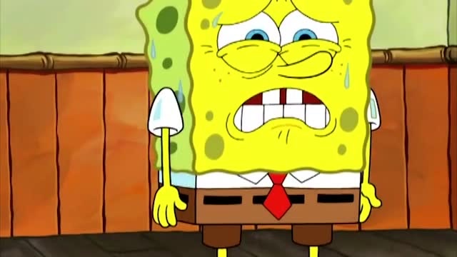 海绵宝宝:海绵宝宝当着学员的面没办法演讲,紧张到全身发抖