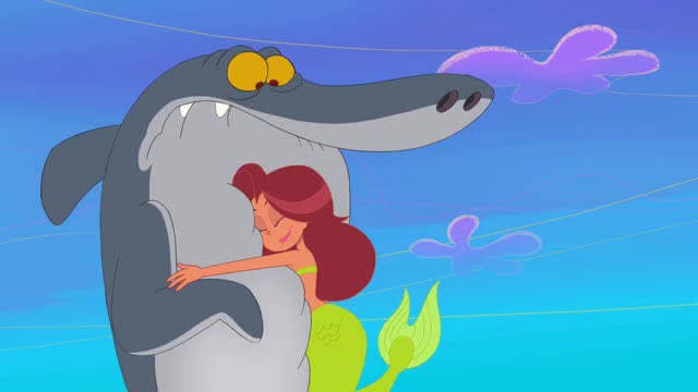 鲨鱼哥和美人鱼:zig有鳄鱼哥当靠山,开始嘚瑟了