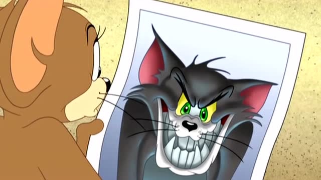 猫和老鼠:杰瑞在帮粉丝签名,汤姆拿上自己的丑照也要签