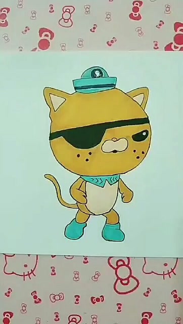 画海底小纵队呱唧卡通画