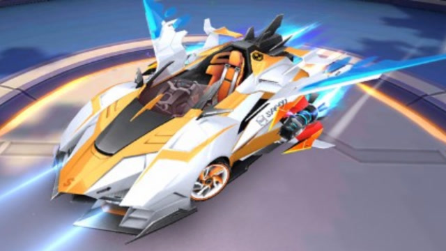 qq飞车闪电系s车闪电风暴,巨大车身霸气侧漏