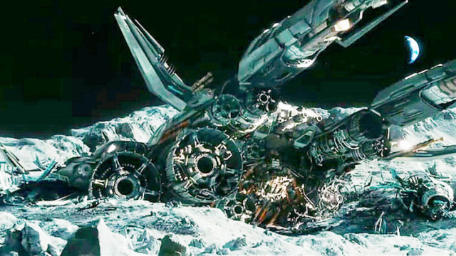 美国登月遭遇外星人,机械大军潜伏月球背面,竟是变形金刚祖先