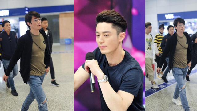 霍建华发福胖成这样 嘴上胡须肚上赘肉,俨然成"中年大叔"