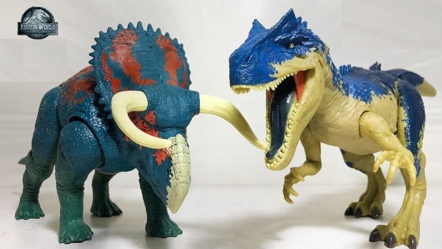 侏罗纪世界异特龙恐龙玩具拆箱