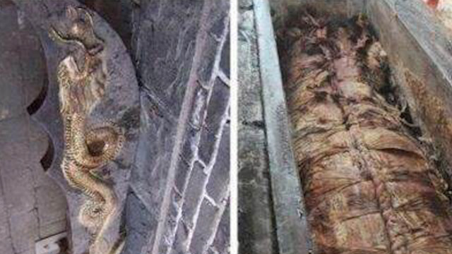 关羽墓被打开,青龙偃月刀被铁链锁住,当地百姓:传说竟是真的!