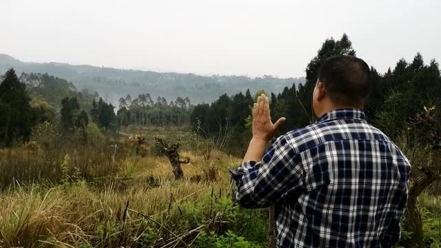 渴龙奔江风水宝地风水大师张少波带学员考察名人祖坟风水视频