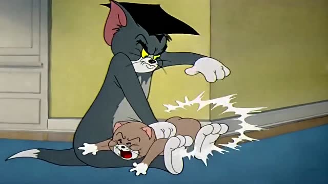 猫和老鼠:汤姆打孩子屁股,杰瑞看不下去,你怎么下得去手?