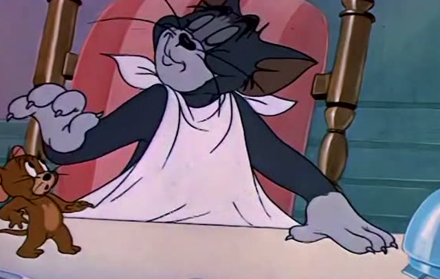 猫和老鼠:喝醉的汤姆开始在家里大摆姿态