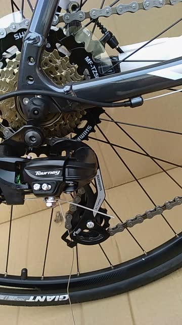 捷安特自行车变速线安装